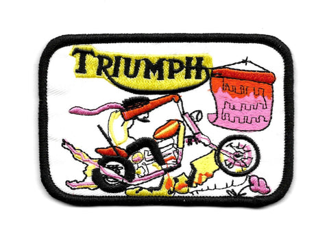 Triumph Motorcycle Biker Vintage Style Patch