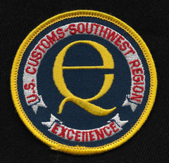 US Customs Southwest Region Patch - Excellence