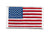 U.S.A. AMERICAN FLAG PATCH - White Border